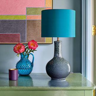 Nellie table lamp in spotted glaze