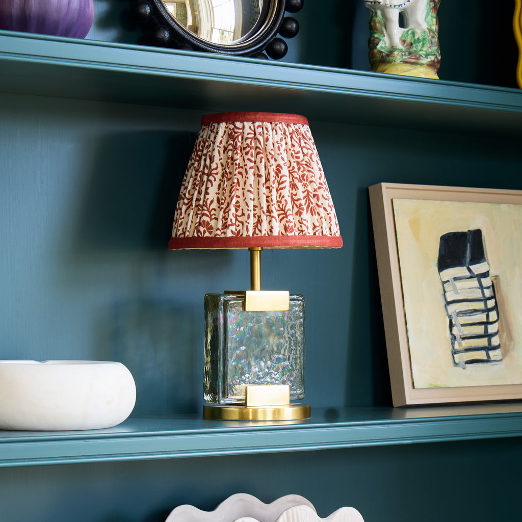 Pooky Smaller Bobby rechargeable table lamp in glass