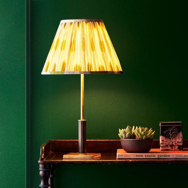 Fitzroy rechargeable table lamp in brass and bronze