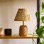 Thimble rechargeable table lamp in natural marble