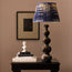 Larger Wobster table lamp in brownish black lacquered wood