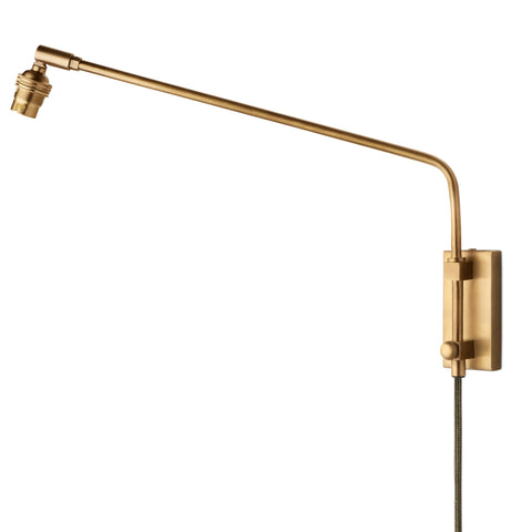 Carter Wall Fitting in Antique Brass