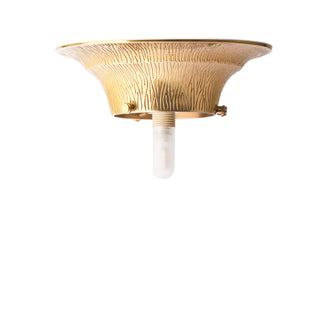 smaller Cora flush ceiling light in brass