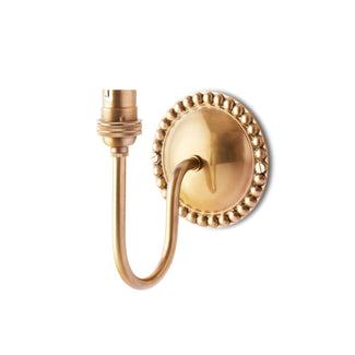 Coster wall fitting in brass