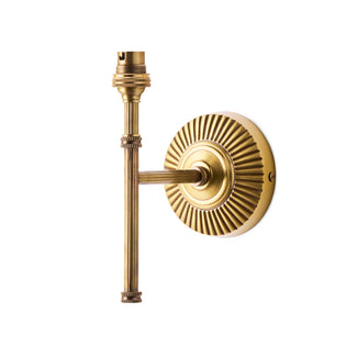 Single Raymond wall fitting in antique brass
