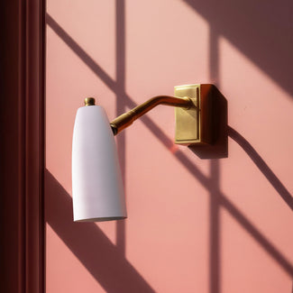 Clement wall light in white