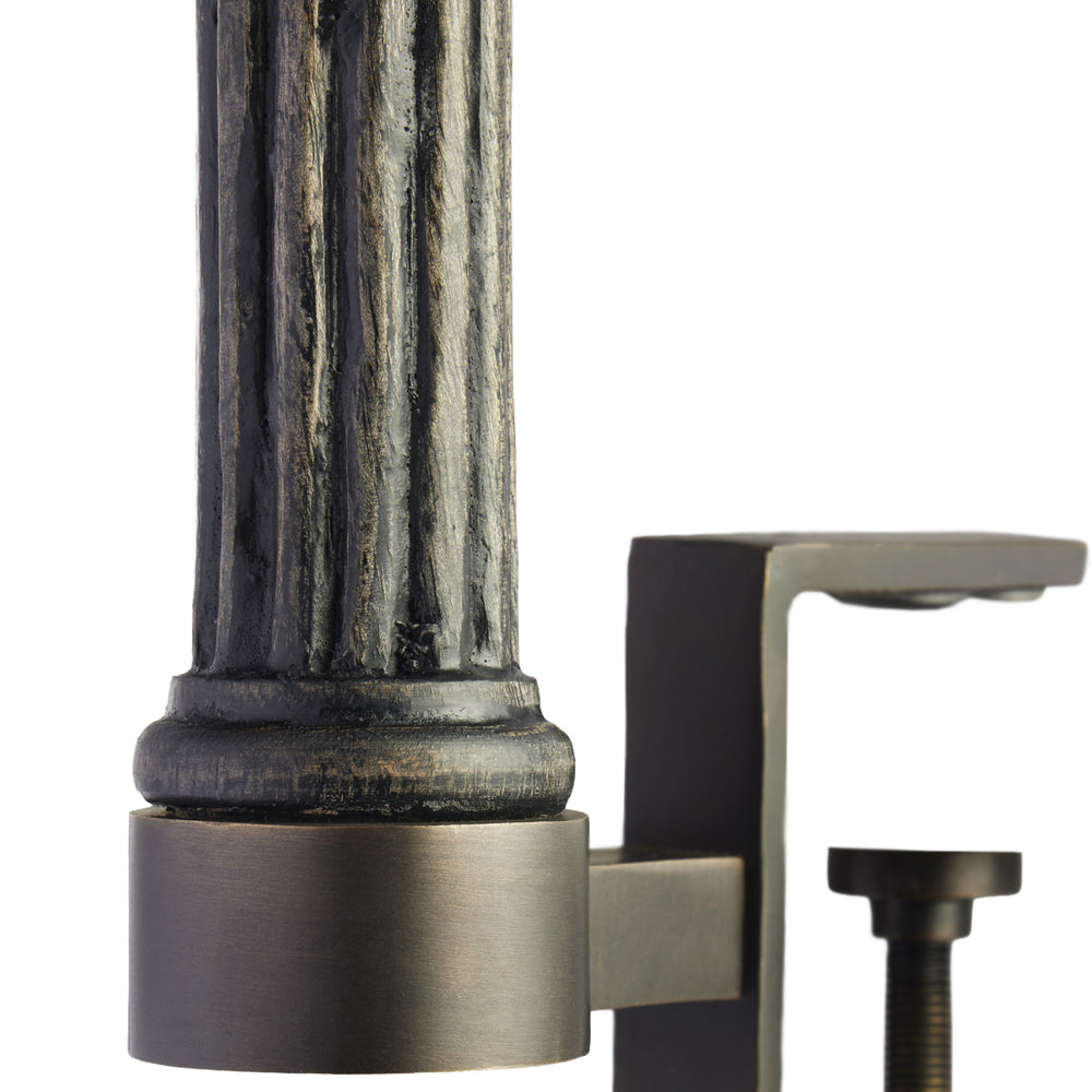 Silvery black bookshelf light