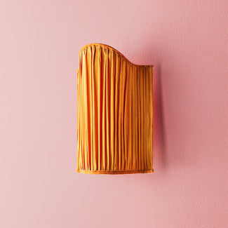 Rialto venetian style wall light in Saffron silk