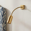Spencer wall light in brass
