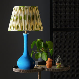 Ellie table lamp in turquoise glaze