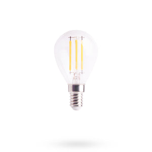 Golf ball 4 watt LED clear bulb with E14 fitting 