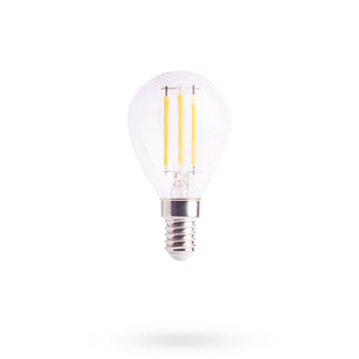 Golf ball 4 watt LED clear bulb with E14 fitting
