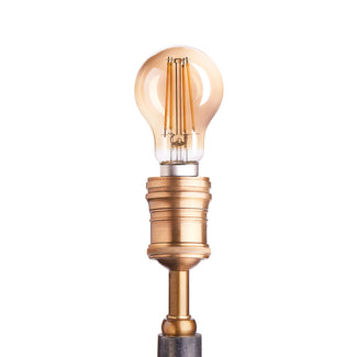 Standard 6 Watt LED bulb with amber coating and E27 Screw fitting 