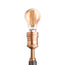 Standard 6 Watt LED bulb with amber coating and E27 Screw fitting