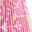 20cm empire silk ikat shade in pink and ecru Koyari