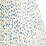 30cm straight empire shade in blue dotty