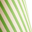 40cm straight empire shade in classic green stripes hand painted card