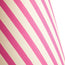 30cm empire shade in hot pink stripes hand painted card