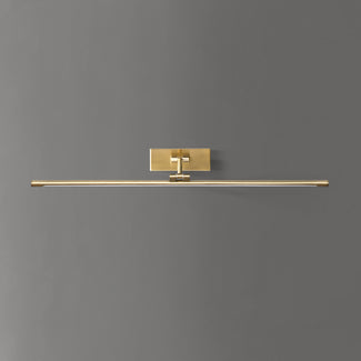 Larger Milton picture light in brass
