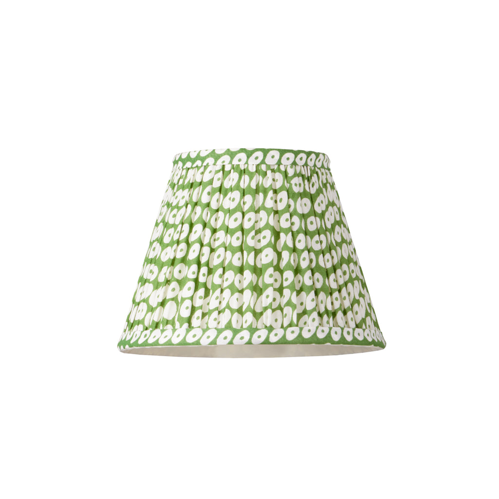 18cm Straight Empire Pendant shade Block Printed Cotton
