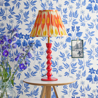 Mildred table lamp in hot chilli