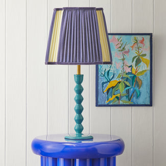 Mildred table lamp in turquoise