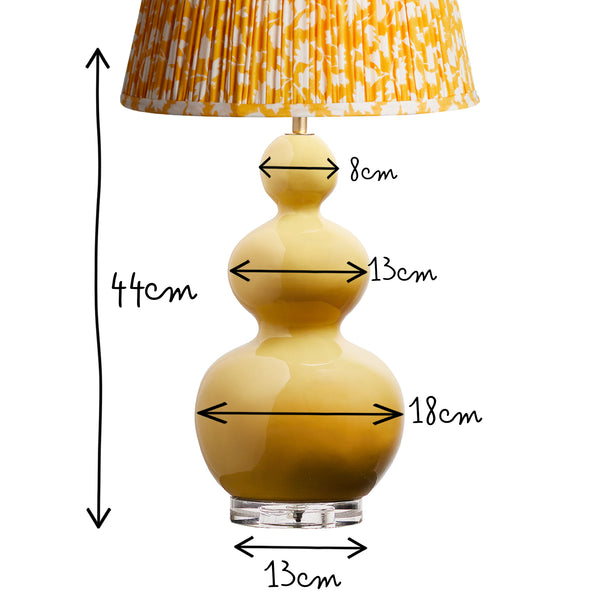 Murphy table lamp in yellow