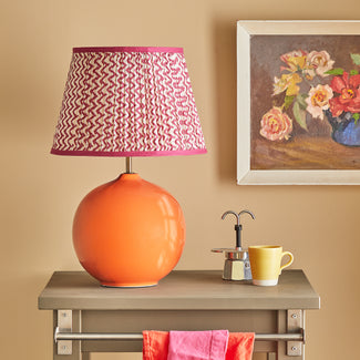 Olly table lamp in orange