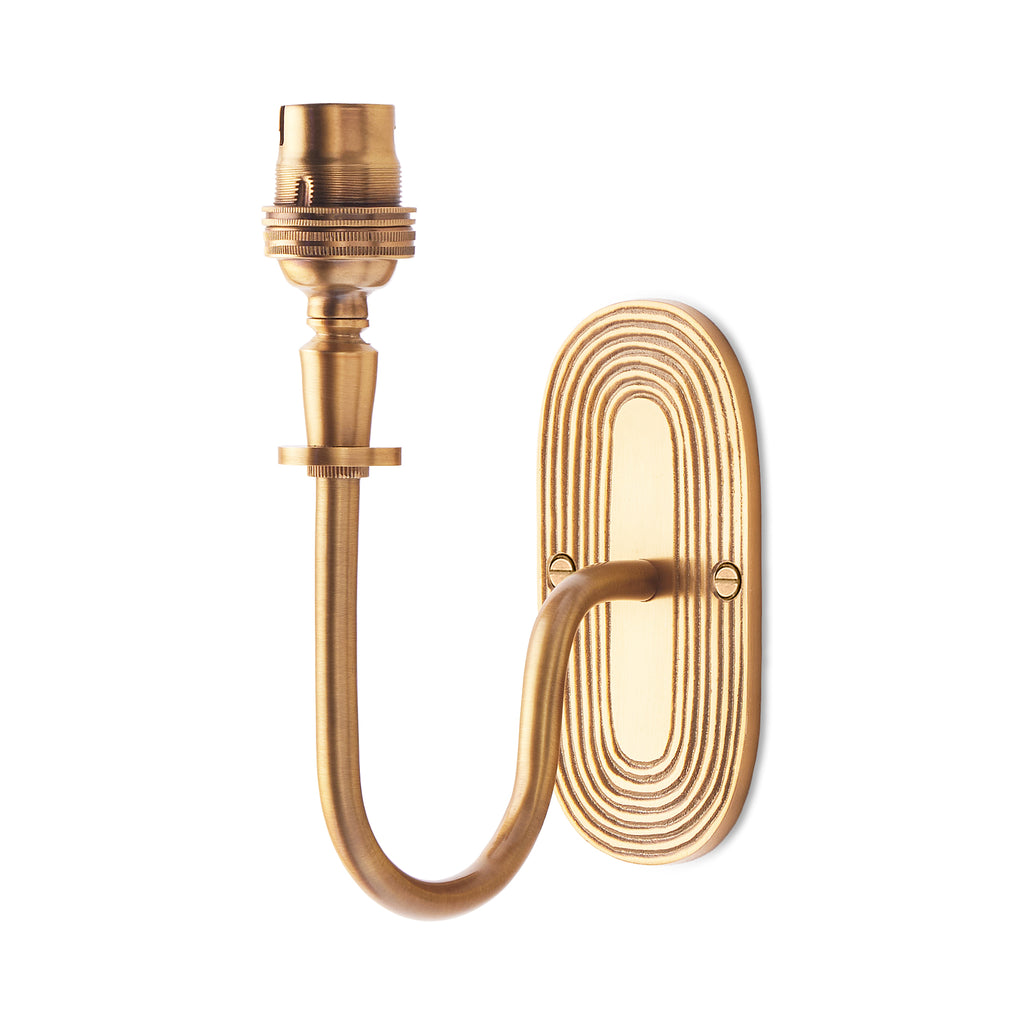 Loop Wall Fitting in Brass