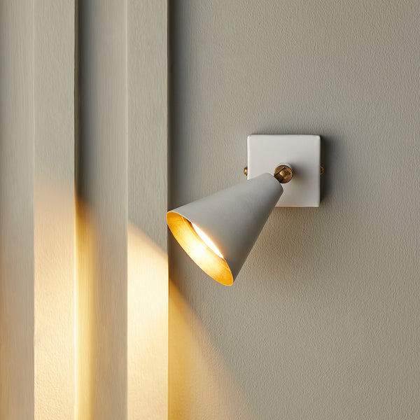 Crick single spotlight in white