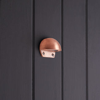 Mousehole ip65 path light in copper