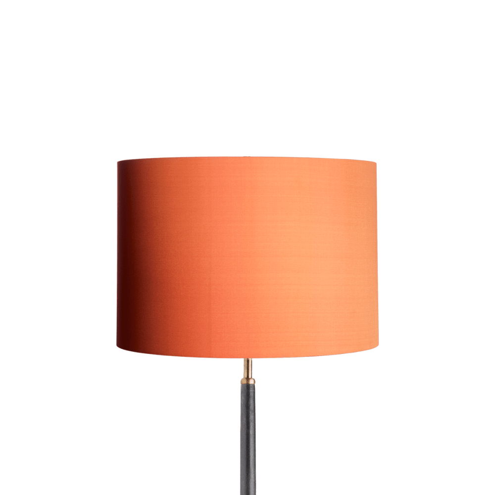 35cm drum lampshade saffron dupion silk