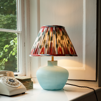 Bluebell table lamp in blown glass