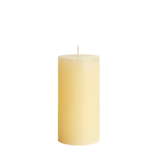 Regular Stormy Pillar Candle in Ivory