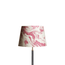 30cm straight empire shade in hand made marbled paper in red tanaro