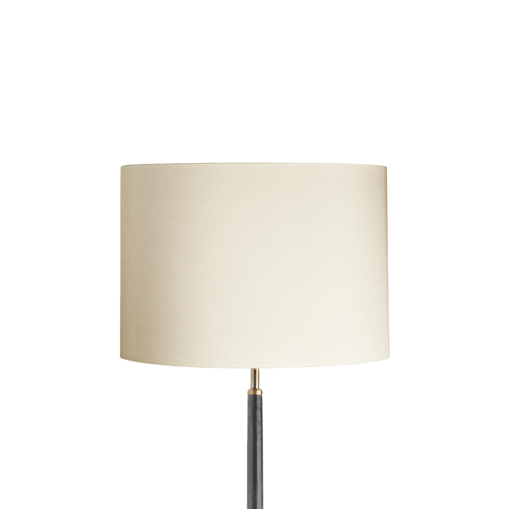 35cm Ivory Dupion Silk Drum Lampshade