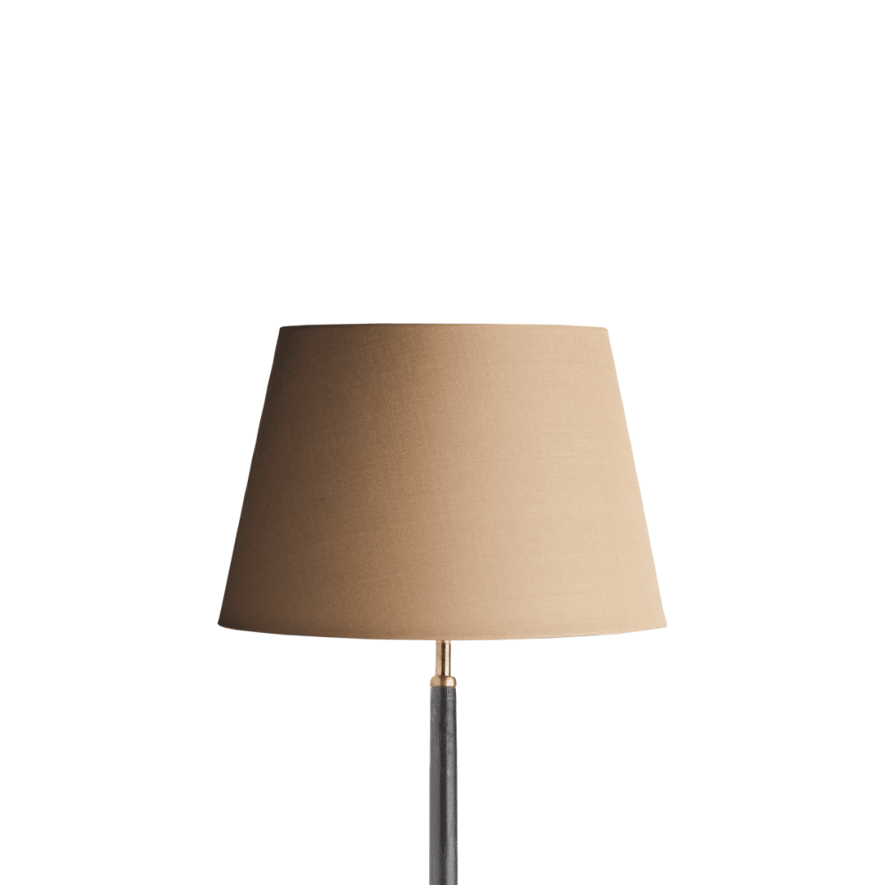 Pooky Lighting 35cm Straight Empire Taupe Dupion Silk Lampshade