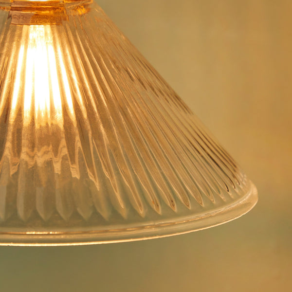 Henry pendant in clear glass