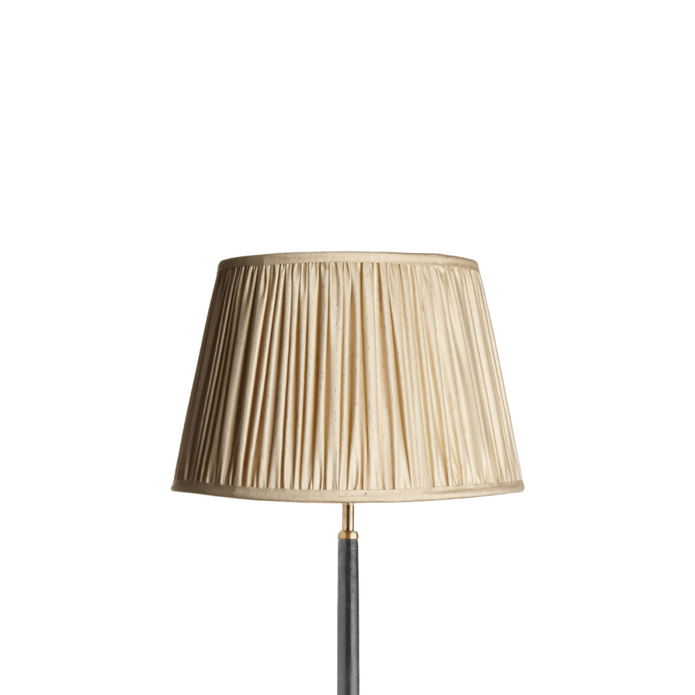 35cm straight empire gathered lampshade silk