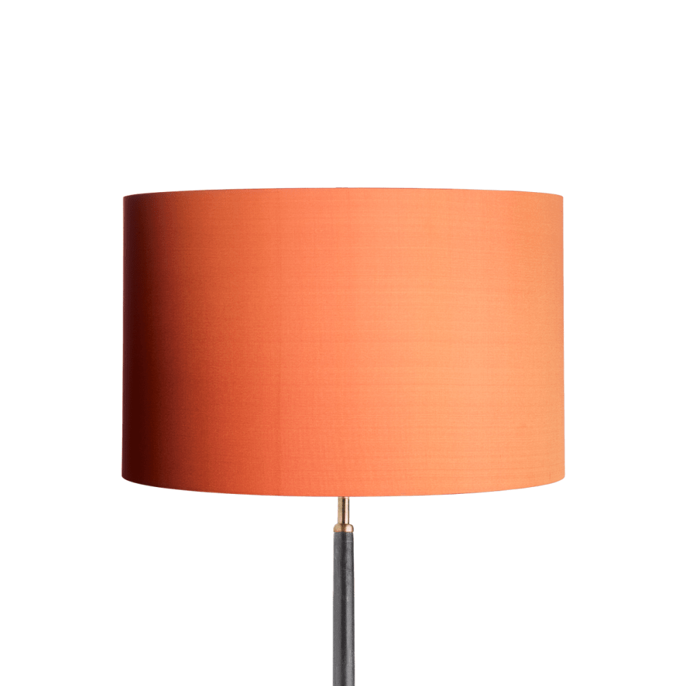 45cm drum lampshade saffron dupion silk
