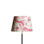 35cm straight empire shade in hand made marbled paper in red tanaro