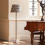 Frinky floor lamp in hammered bronze finish