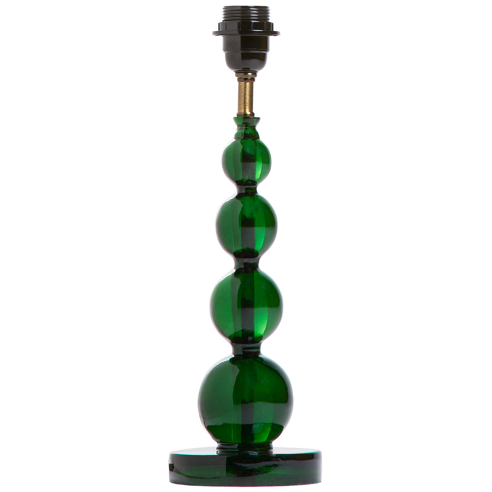Aurora table lamp in green resin