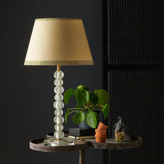 Bonbon table lamp in clear glass