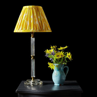 Keneggy table lamp with clear glass tube
