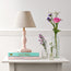 Wilma table lamp in pale pink