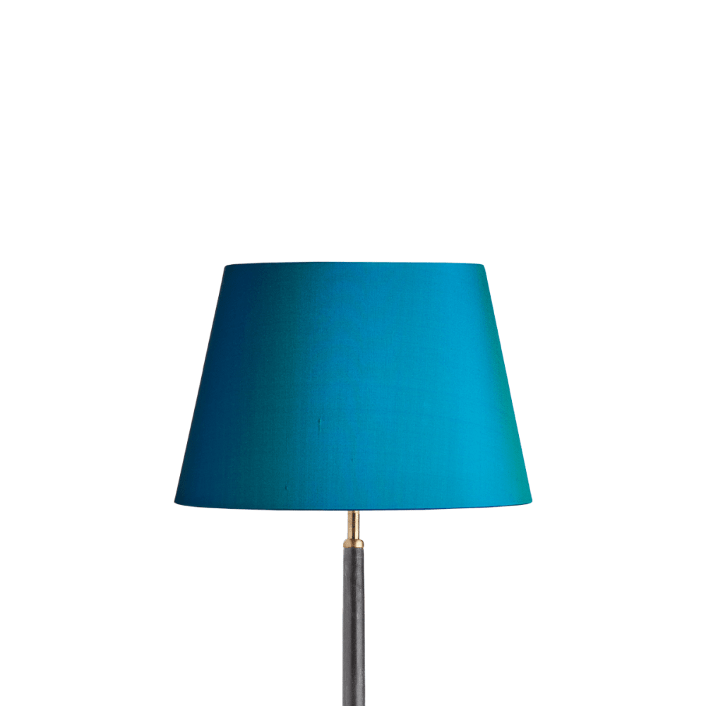 35cm straight empire lampshade peacock dupion silk